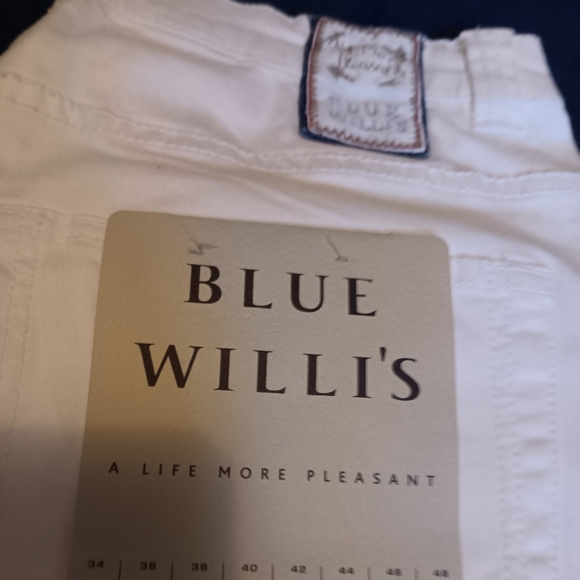 Womens Blue Willi’s Stretch Wide leg pant 40  US (10) - Picture 9 of 9